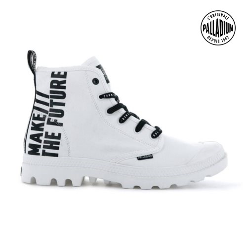 Pánské Boty Palladium Pampa Hi Future Bílé | CZ URF-97N